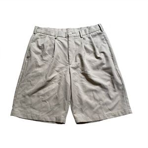 Ben Hogan Khaki Men’s Dress Shorts Size 32 Bermuda Golfing Shorts